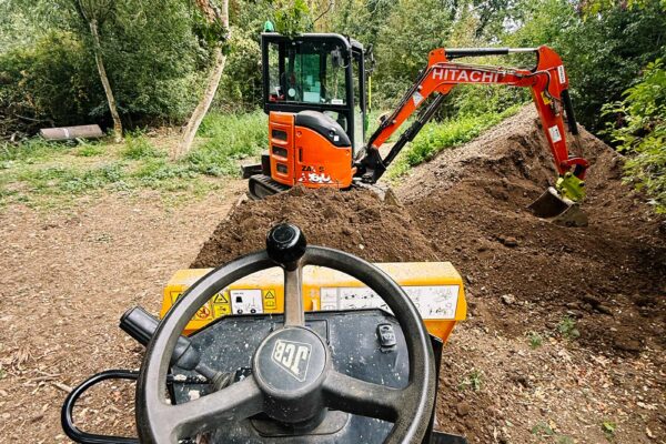 Excavation work in progress — plant hire gallery